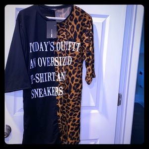 Oversized T-shirt dress